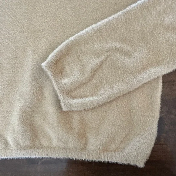 Princess Polly Fuzzy Knit Cropped Sweater - Cozy Pullover Jumper Top Womens - Picture 3 of 7